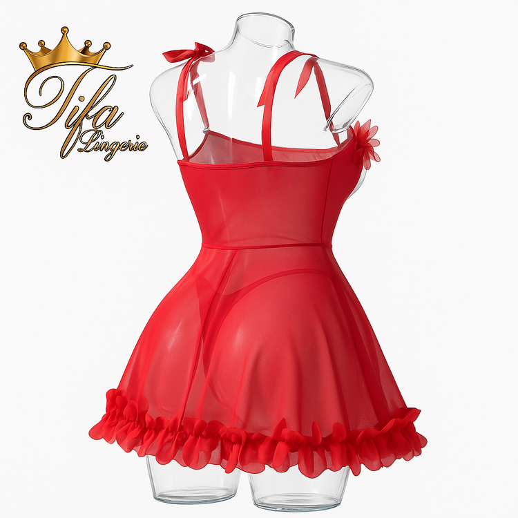 لباس خواب زنانه شیک و رومانتیک کد 2067 R