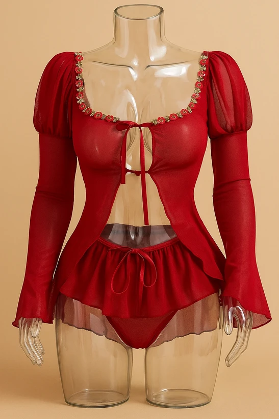 ست لباس خواب فانتزی 5250 K