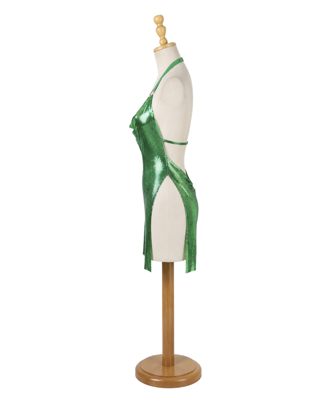 سرهمی فانتزی دیسکوی سبز کد 441 R