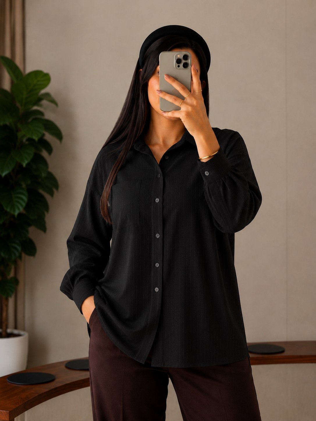 شومیز آستین بلند مادام کد 70509