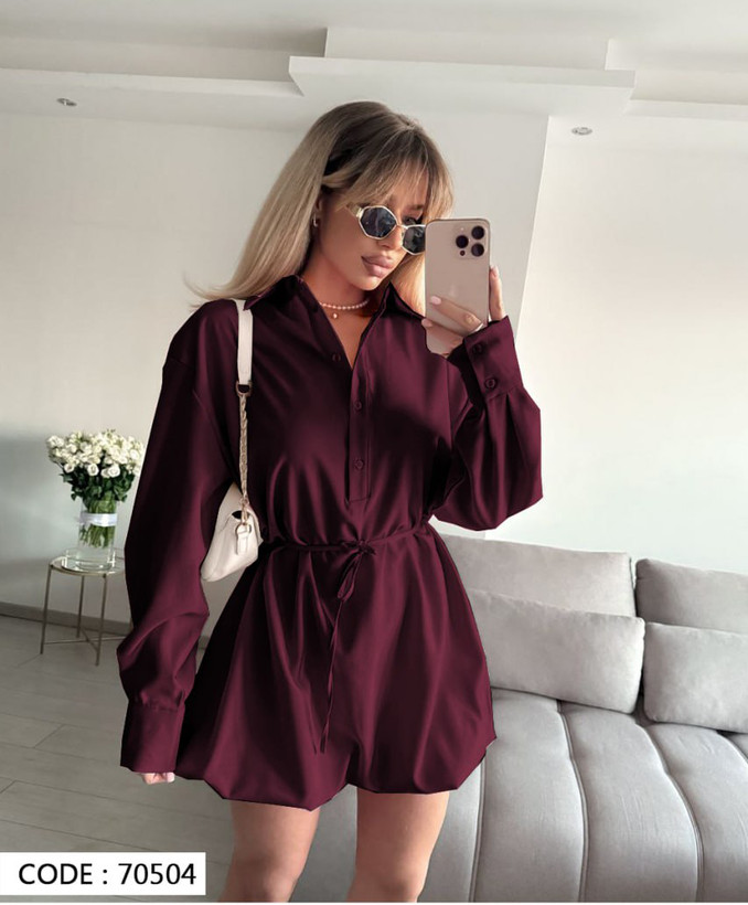 پیراهن قارچی کد 70504