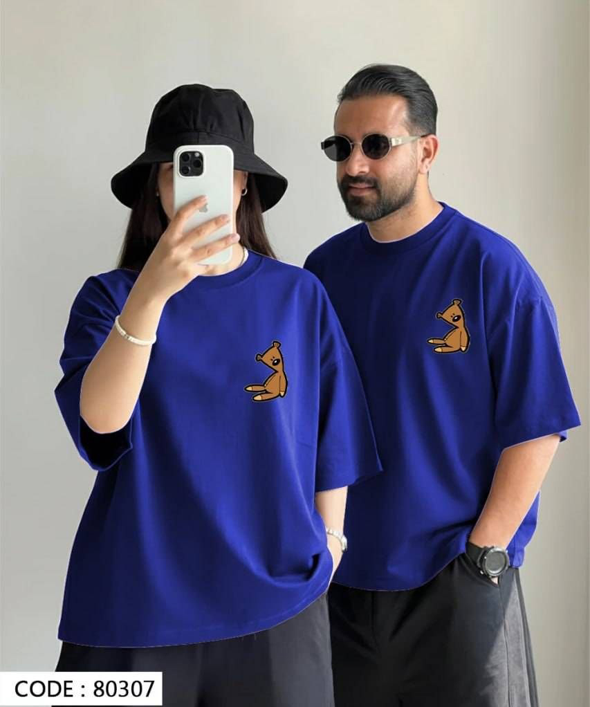 تیشرت باکسی چاپی کد 80307
