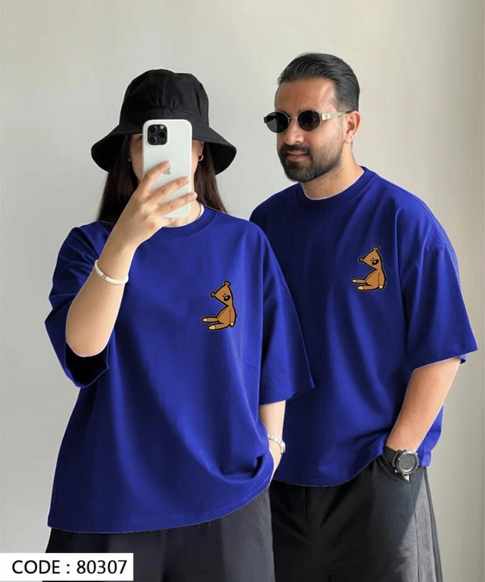تیشرت باکسی چاپی کد 80307