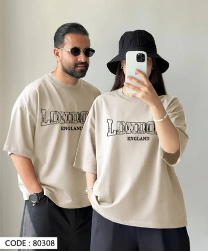 تیشرت باکسی چاپی کد 80308