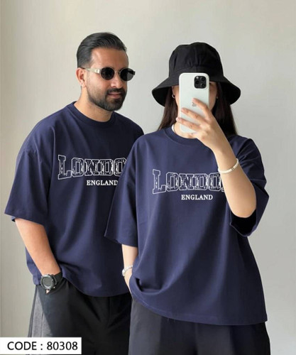 تیشرت باکسی چاپی کد 80308