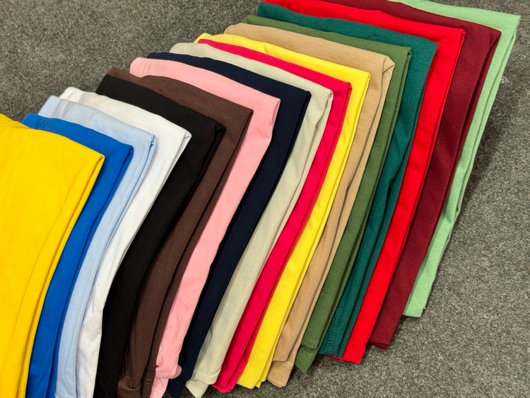 تیشرت باکسی چاپی رنگ قهوه ای