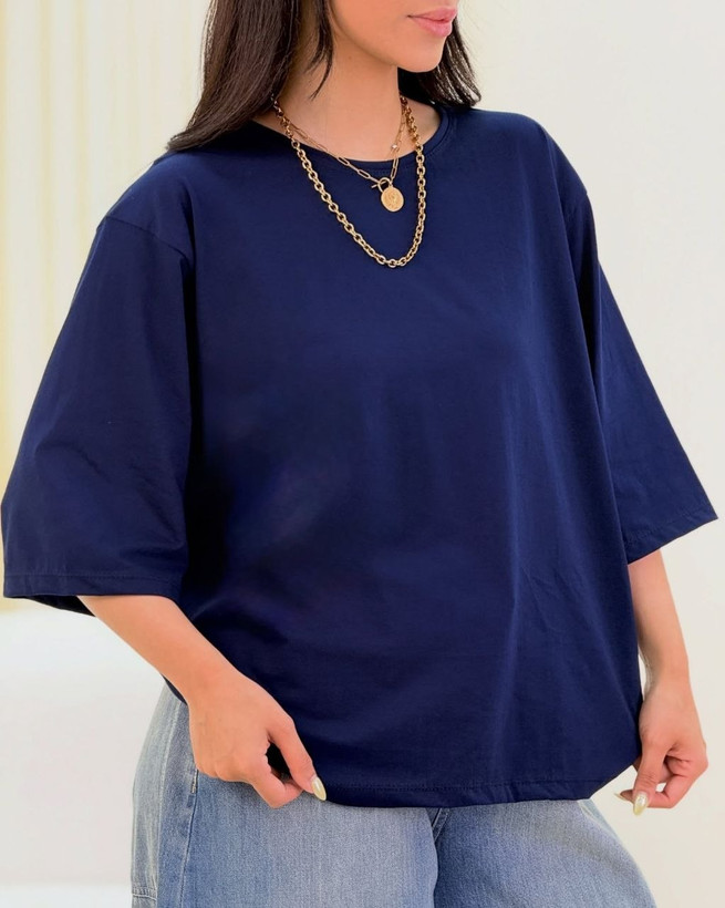 تیشرت باکسی بیسیک کد 80301