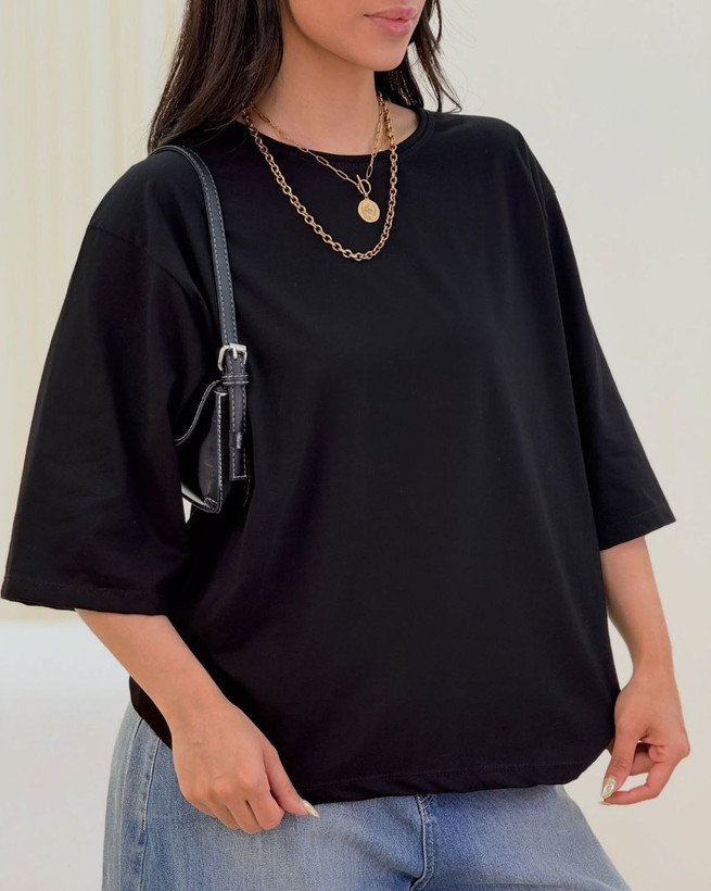 تیشرت باکسی بیسیک کد 80301
