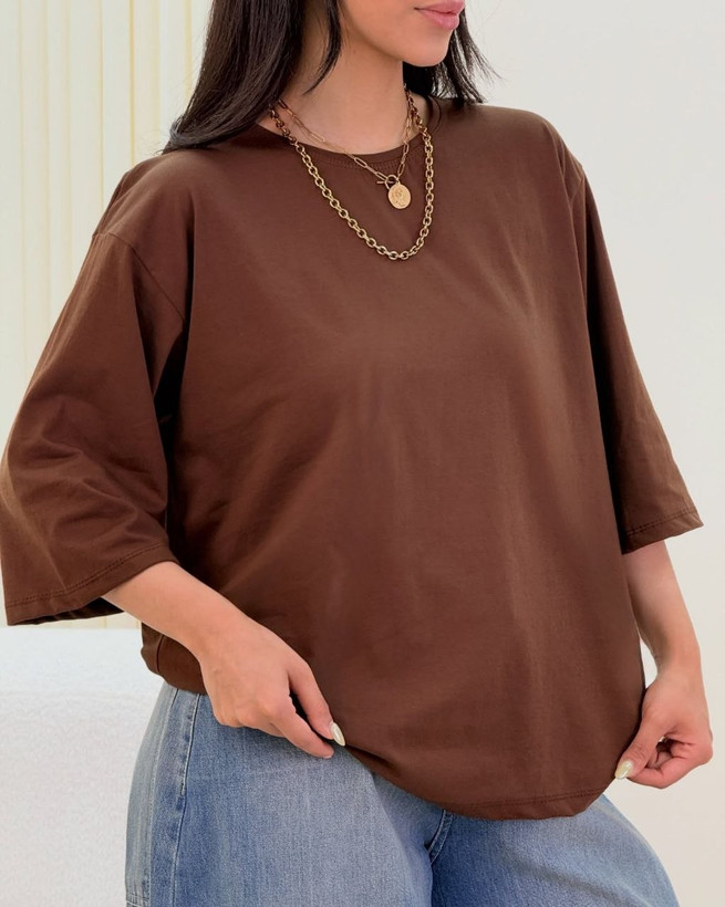 تیشرت باکسی بیسیک کد 80301