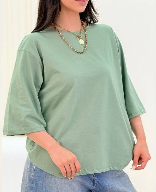 تیشرت باکسی بیسیک کد 80301