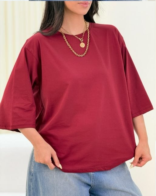 تیشرت باکسی بیسیک کد 80301