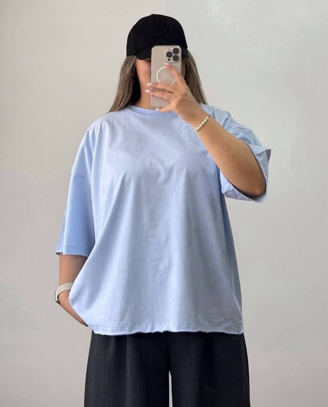 تیشرت باکسی بیسیک کد 80301