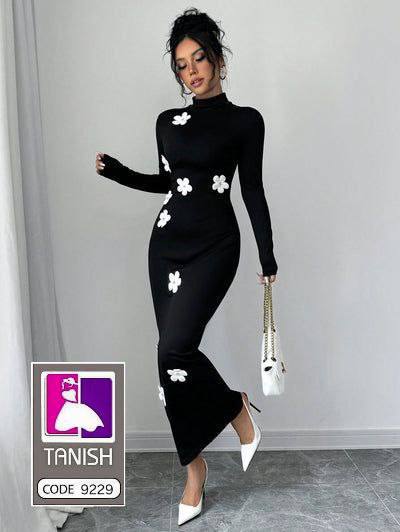 لباس ماکسی بلند زنانه مدل 9229 شیک