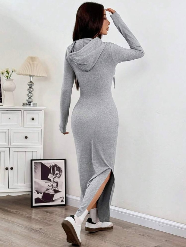 تونیک اسپرت چاکدار و کلاهدار کد 66991