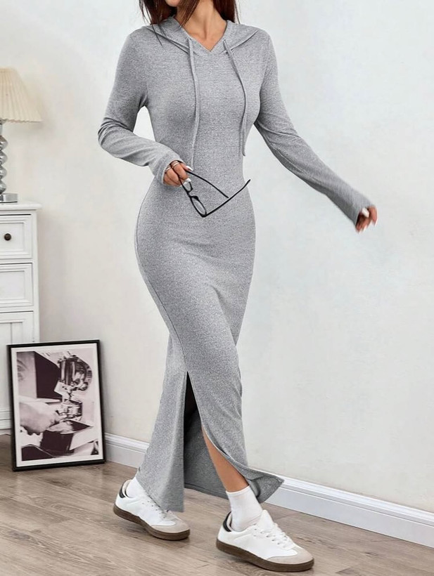 تونیک اسپرت چاکدار و کلاهدار کد 66991