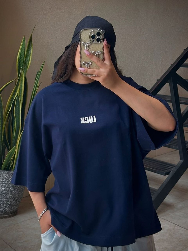 تیشرت باکسی چاپی کد 80309