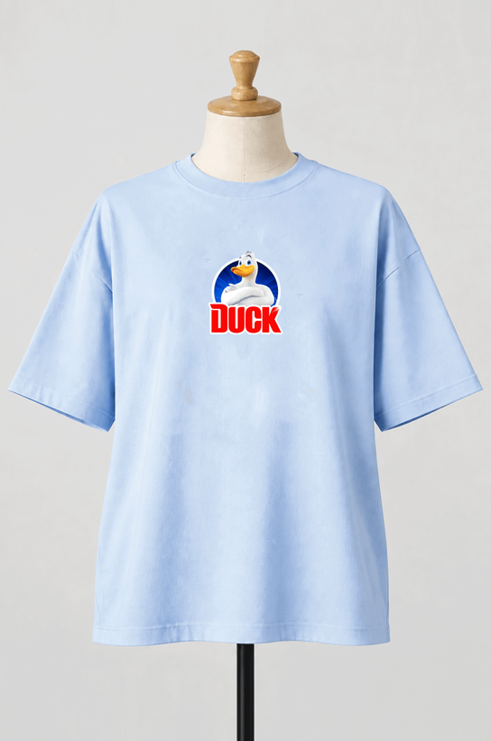 تیشرت باکسی کد 412 طرح duck محصول سونیا 12 رنگ