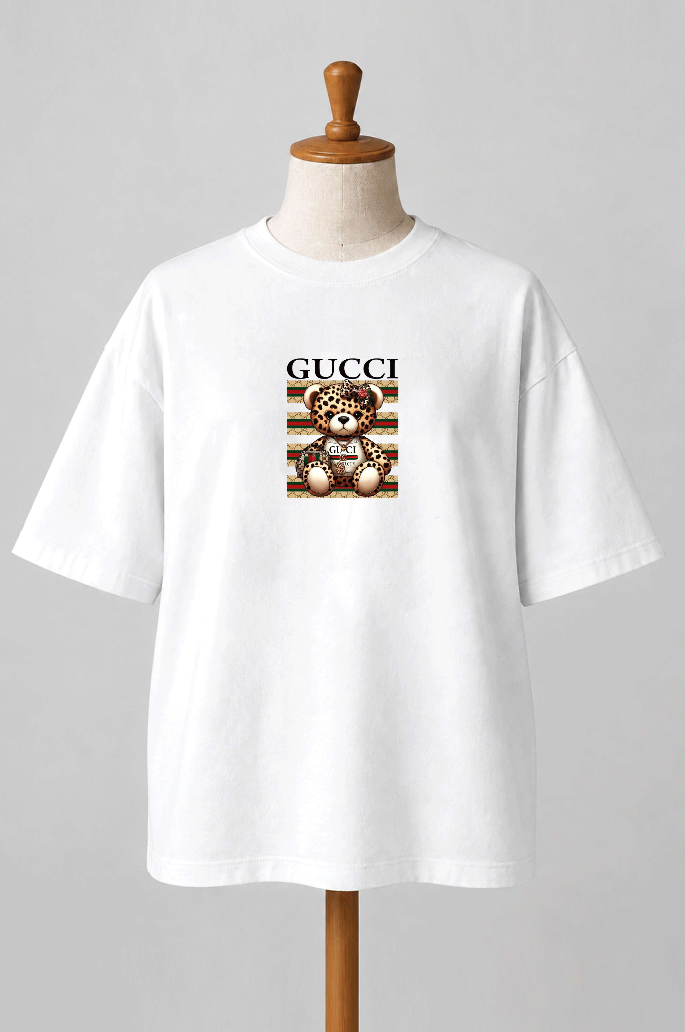 تیشرت باکسی کد 416 طرح gucciمحصول سونیا 12 رنگ