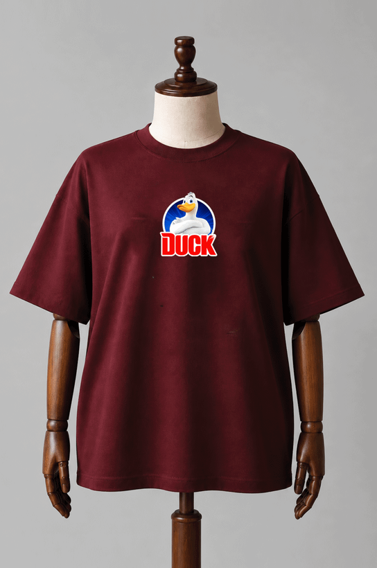 تیشرت باکسی کد 412 طرح duck محصول سونیا 12 رنگ