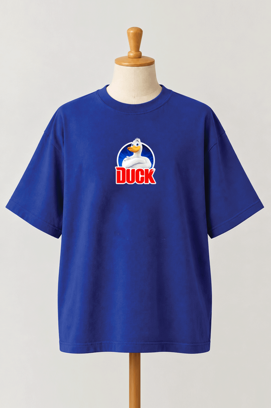 تیشرت باکسی کد 412 طرح duck محصول سونیا 12 رنگ