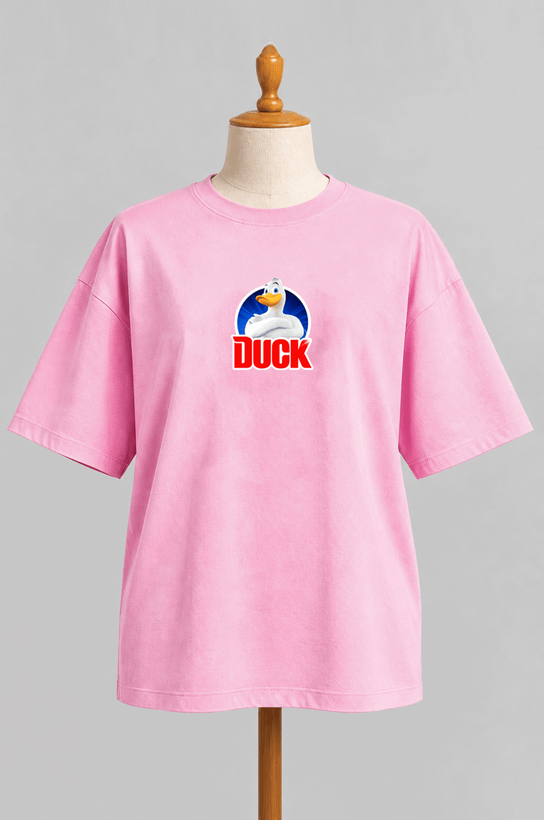 تیشرت باکسی کد 412 طرح duck محصول سونیا 12 رنگ