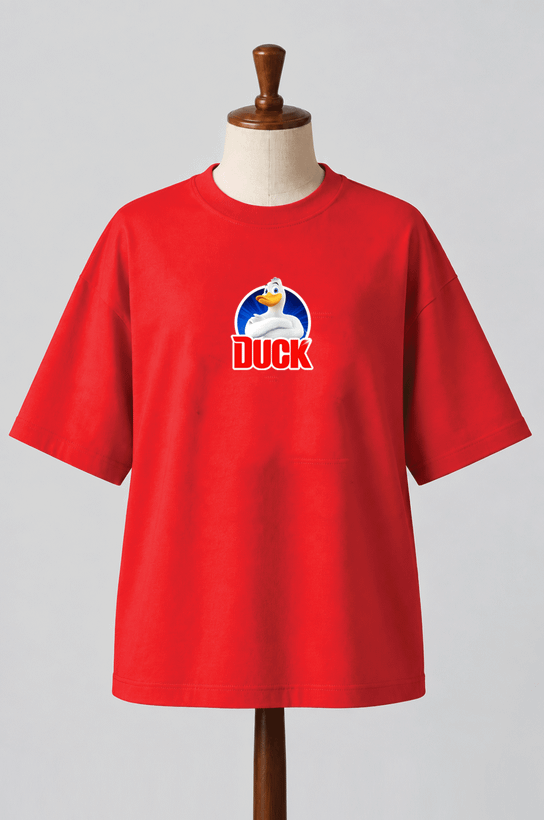 تیشرت باکسی کد 412 طرح duck محصول سونیا 12 رنگ