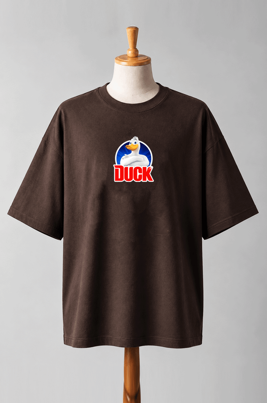 تیشرت باکسی کد 412 طرح duck محصول سونیا 12 رنگ