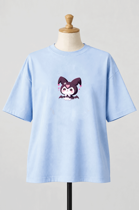 تیشرت باکسی کد437 طرح کرومی محصول سونیا 12 رنگ