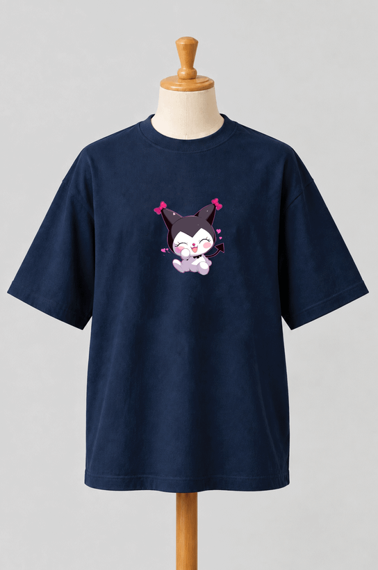 تیشرت باکسی کد438 طرح کرومی2 محصول سونیا 12 رنگ