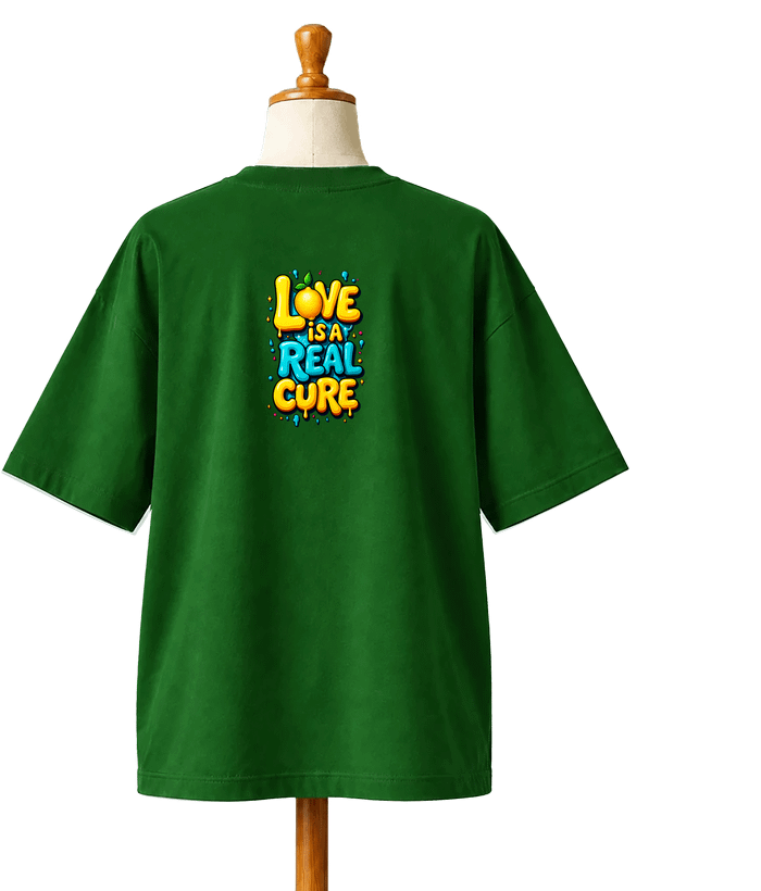 تیشرت باکسی کد441 طرح love محصول سونیا 12 رنگ